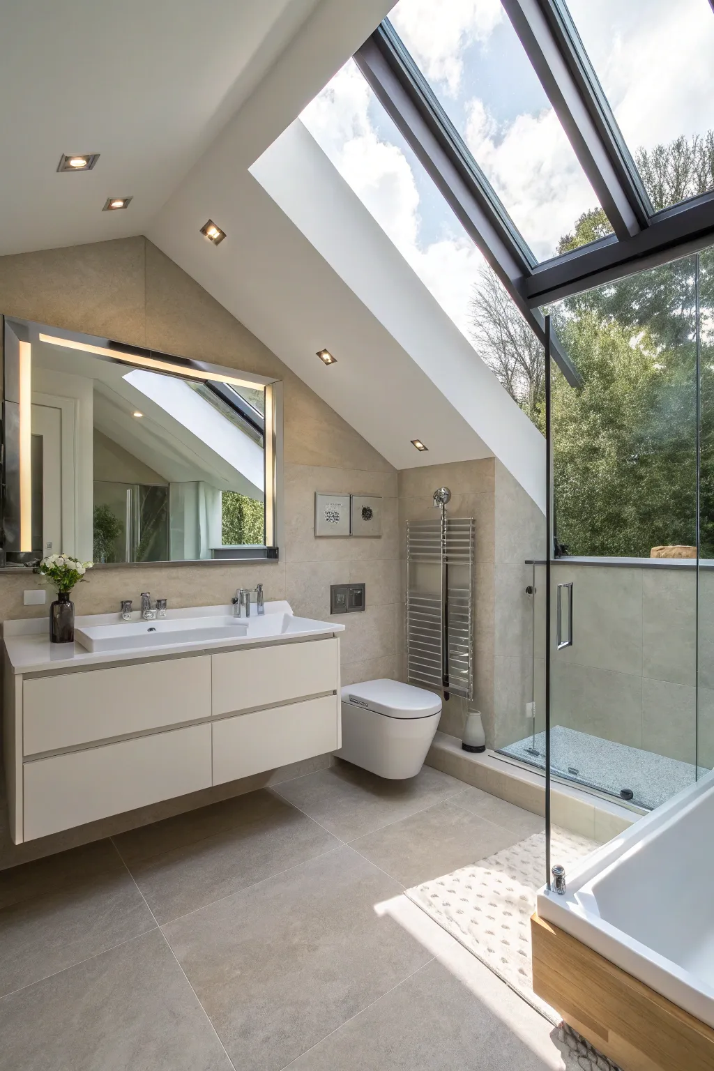 Maximize your space with clever ceiling use.