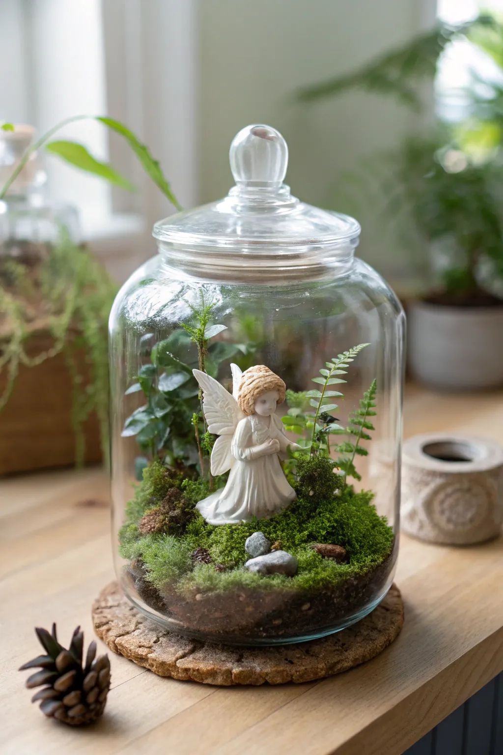 Bring a touch of whimsical nature indoors with a Botanical Fairy Jar 🌿✨