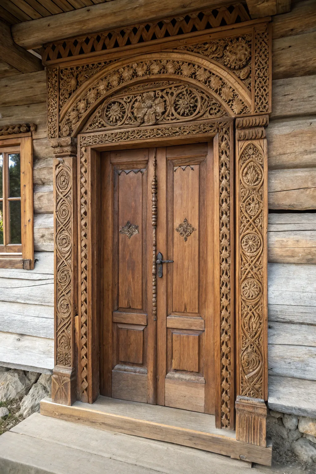 Elevate your farmhouse style with vintage-inspired door trim that tells a story of timeless craftsmanship.