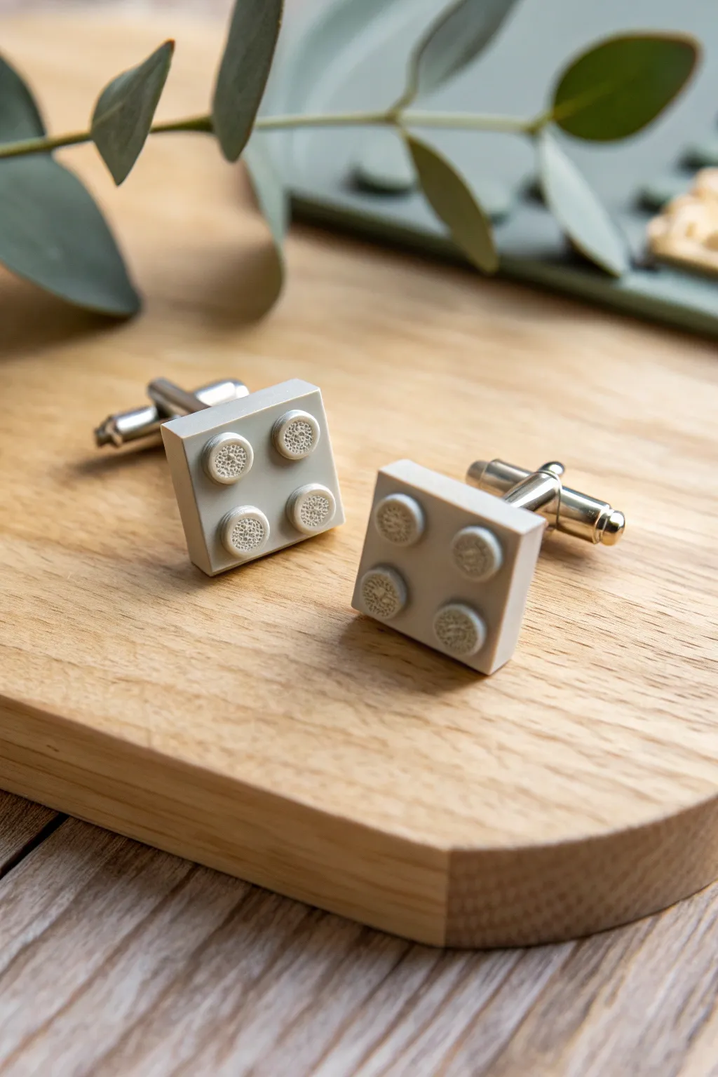 Playful sophistication: Lego cufflinks that celebrate the eternally young-at-heart dad.