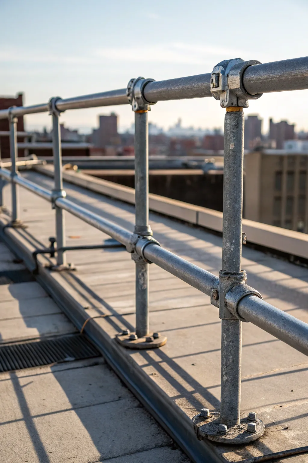 Elevate your rooftop style with industrial pipe railings—where craftsmanship meets urban chic.