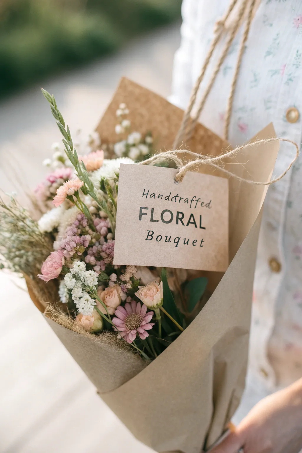 Add a personal touch with a heartfelt note — transform your bouquet into a cherished gift.