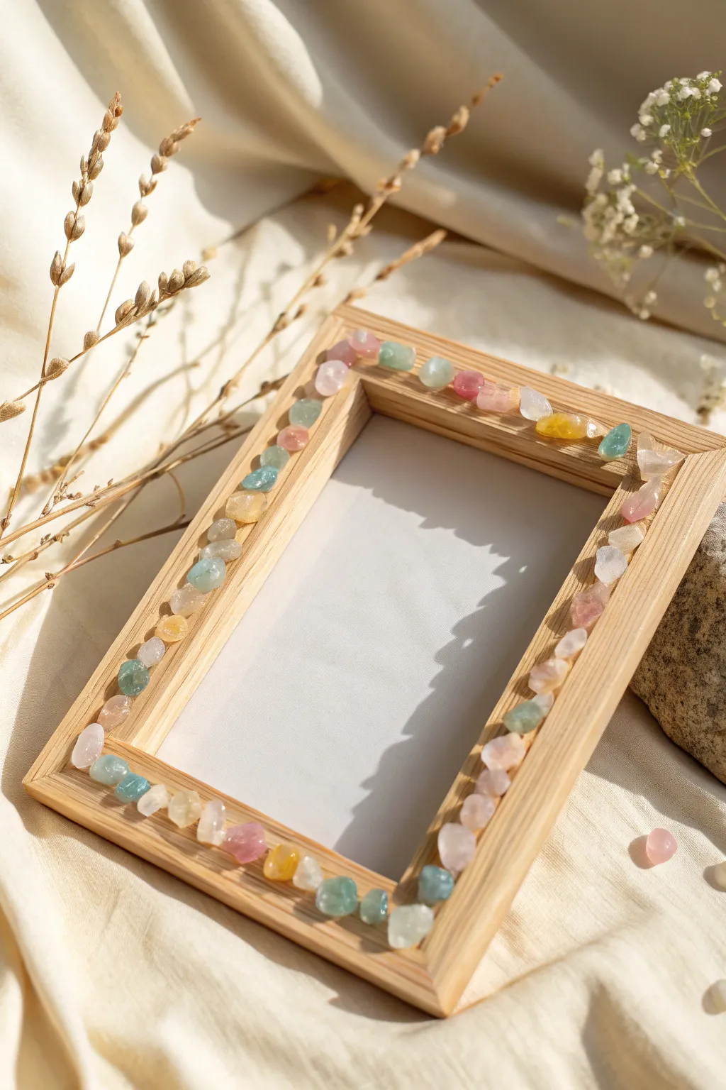 Capture your memories with a touch of natural elegance—gemstone chip picture frames for a personalized, handcrafted feel.