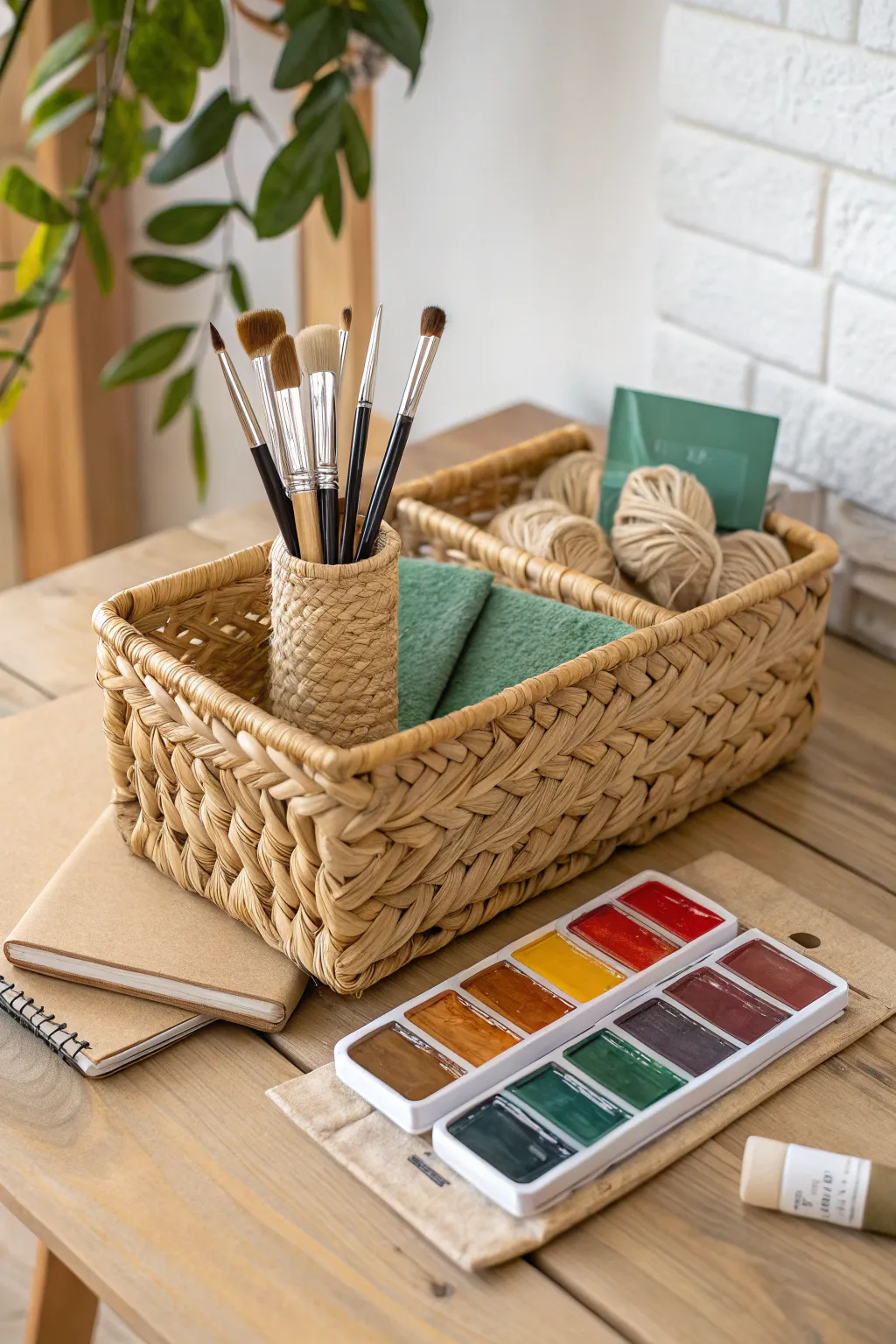 Inspire creativity with a touch of boho charm and minimalist elegance. #CraftingCraze #DIYGiftBasket
