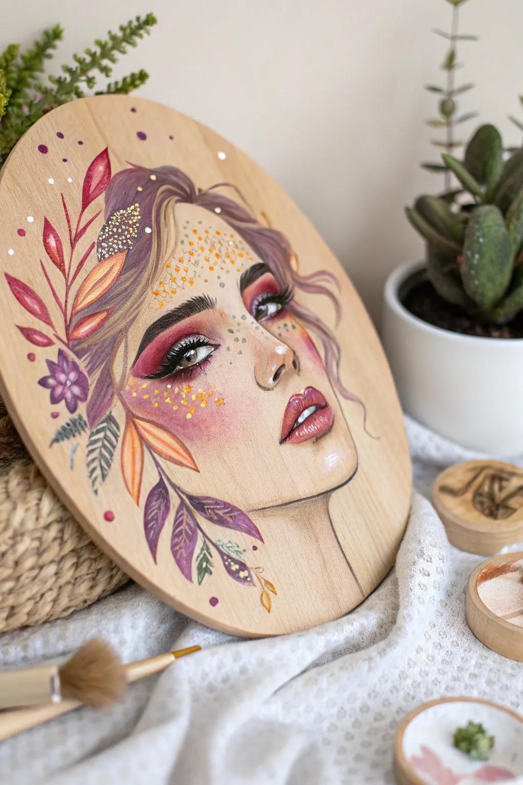 Unleash your creativity with artistic makeup that transforms faces into vibrant masterpieces.