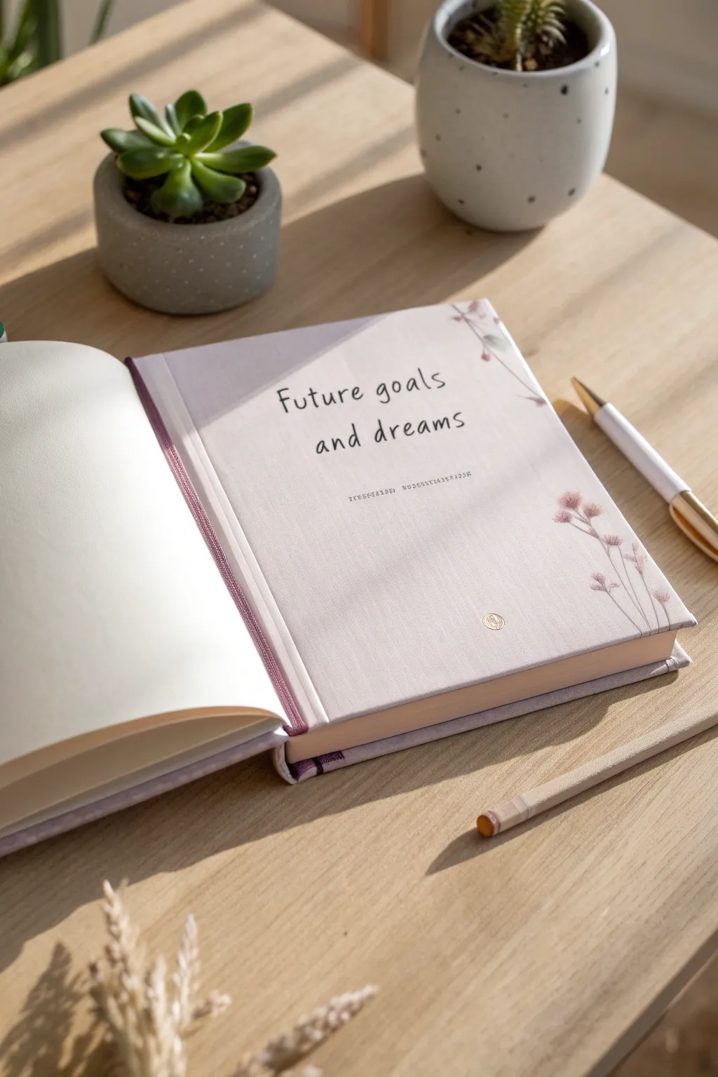 Capture your dreams and goals in style with this beautifully crafted memory book.