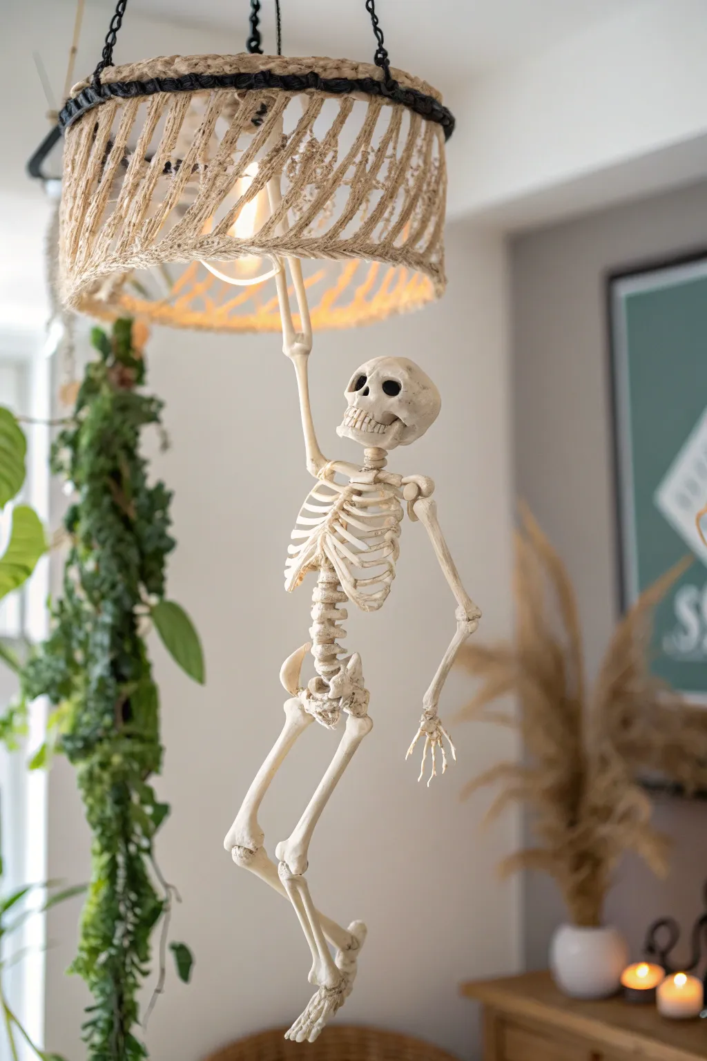 Elevate your Halloween decor with a handcrafted touch—charming clay skeletons for a playful and minimalist vibe.