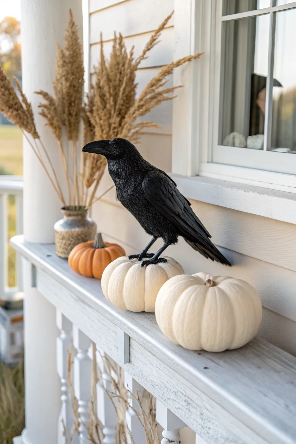 Elevate your Halloween decor with a touch of dark elegance—meet the Raven's Perch.