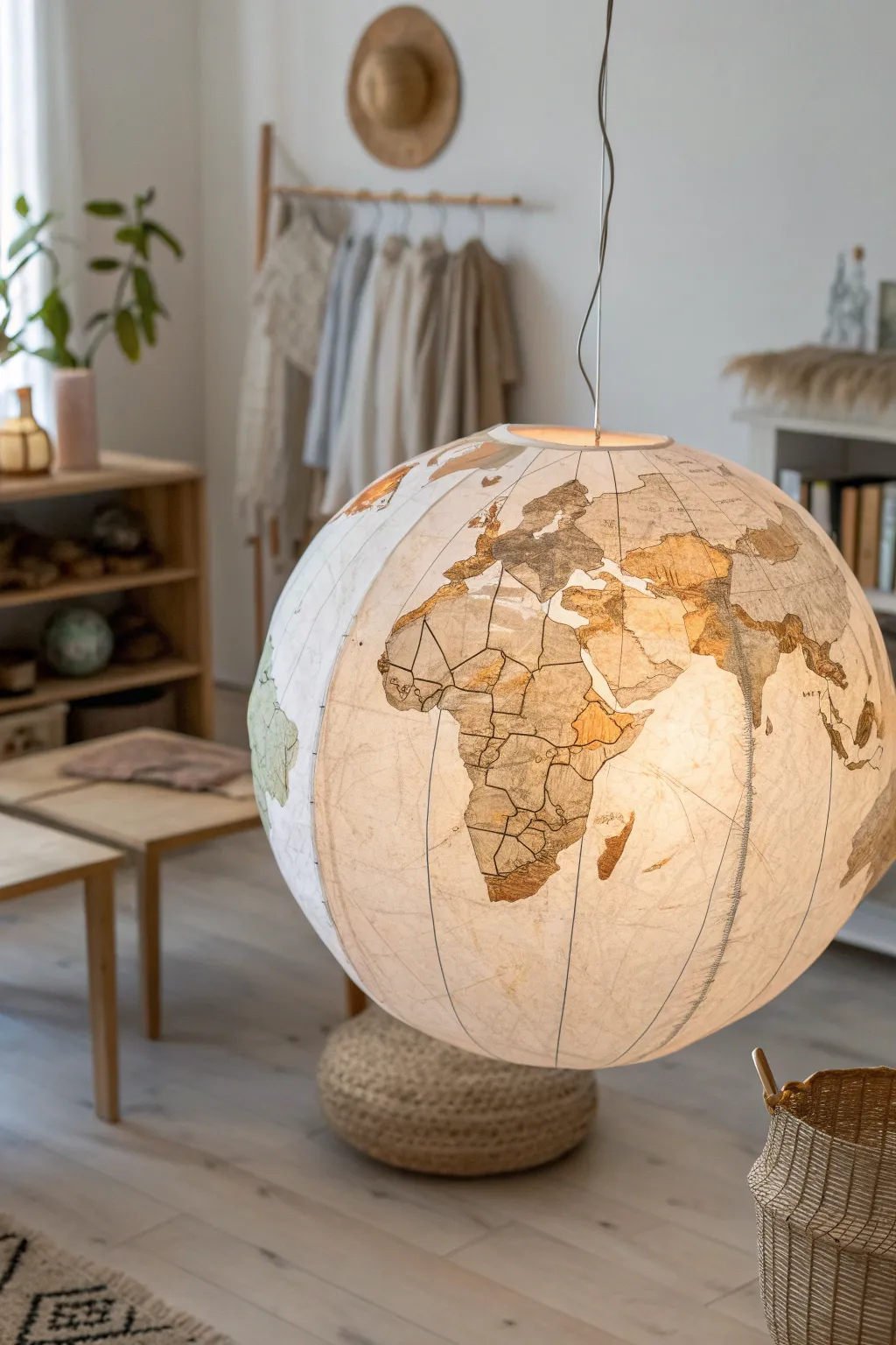 Add a touch of magic with handcrafted light-up globes.