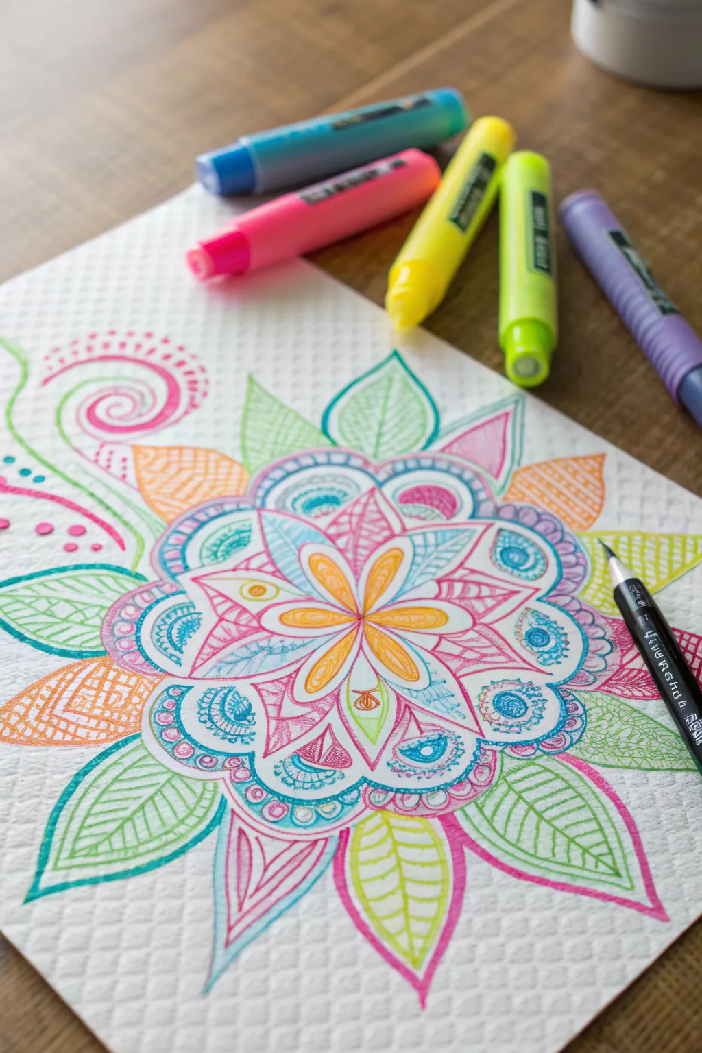 Let your creativity flow with vibrant zentangle designs—where simplicity meets color in perfect harmony.