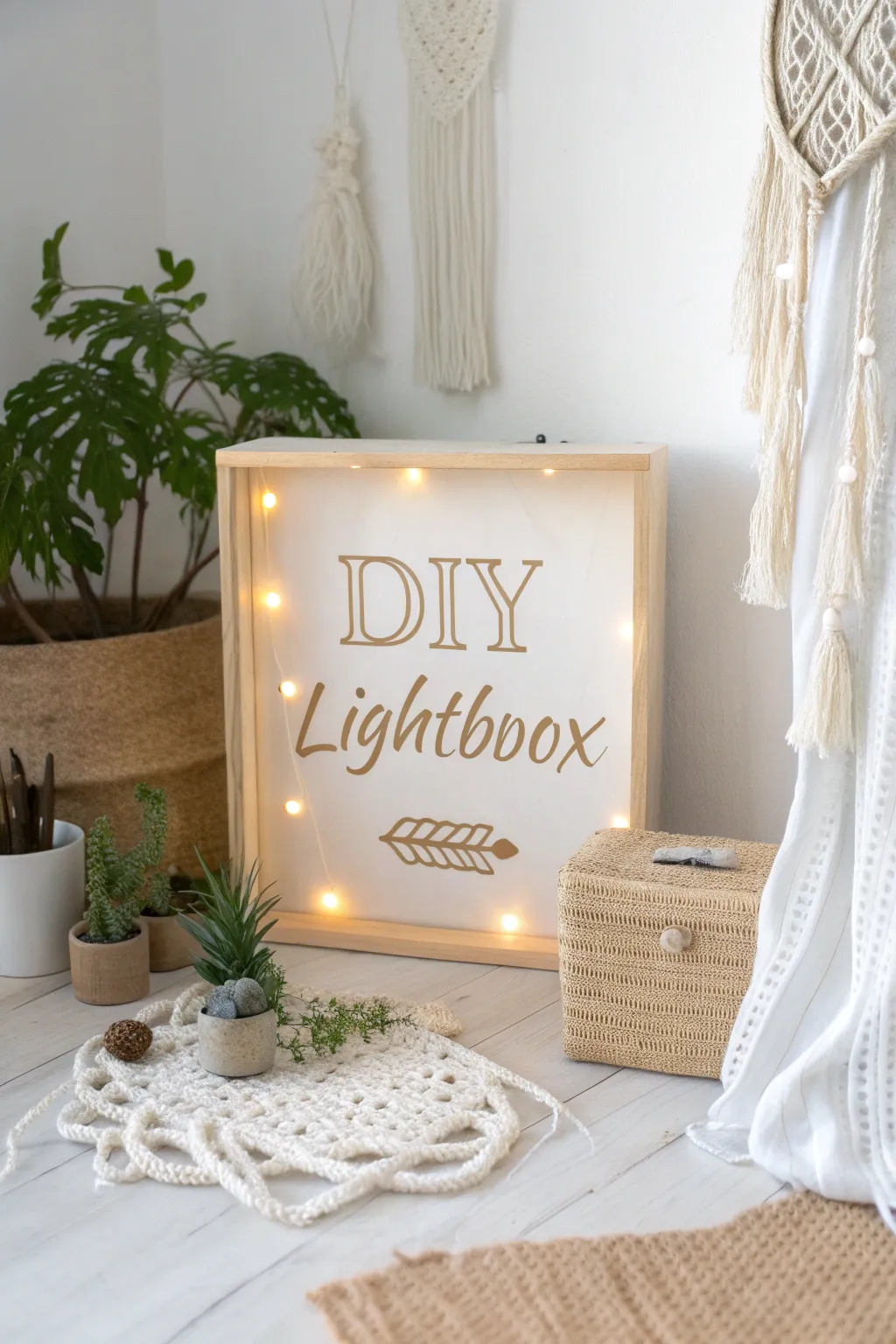 Illuminate your moments with a DIY lightbox that speaks from the heart, perfect for memorable proposals or heartfelt messages.