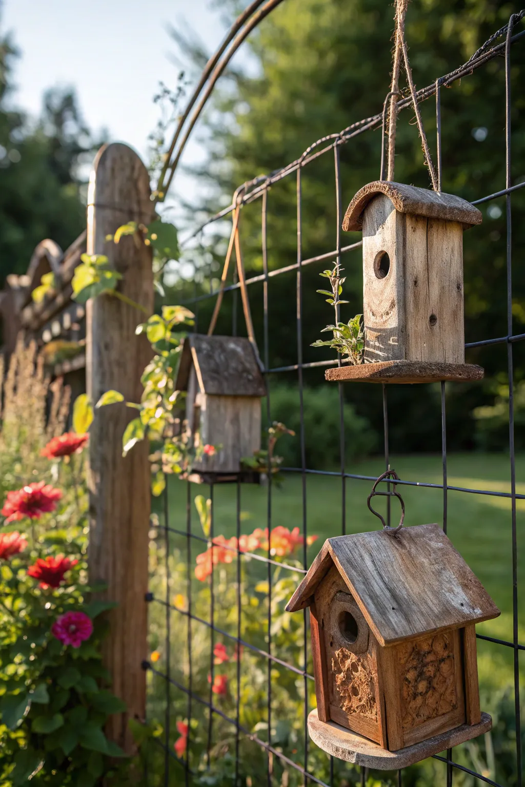 Invite nature into your garden with this beautifully crafted bird-friendly trellis.