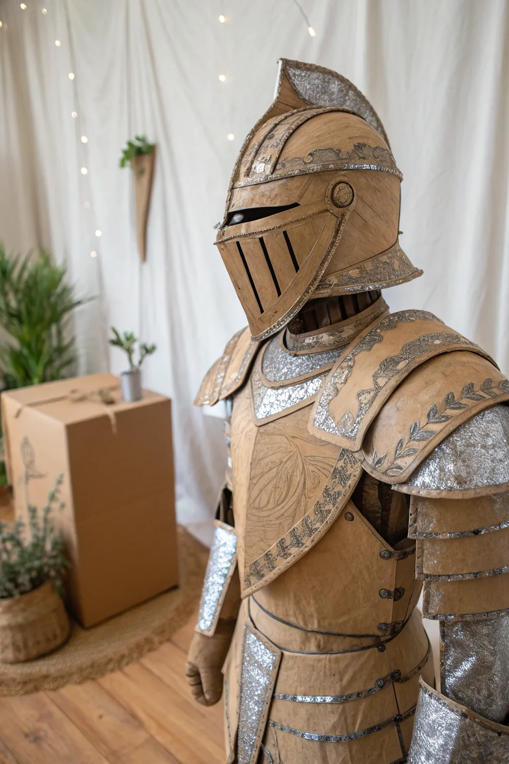 Craft Your Own Fairy Tale: Cardboard & Tinfoil Knight Armor