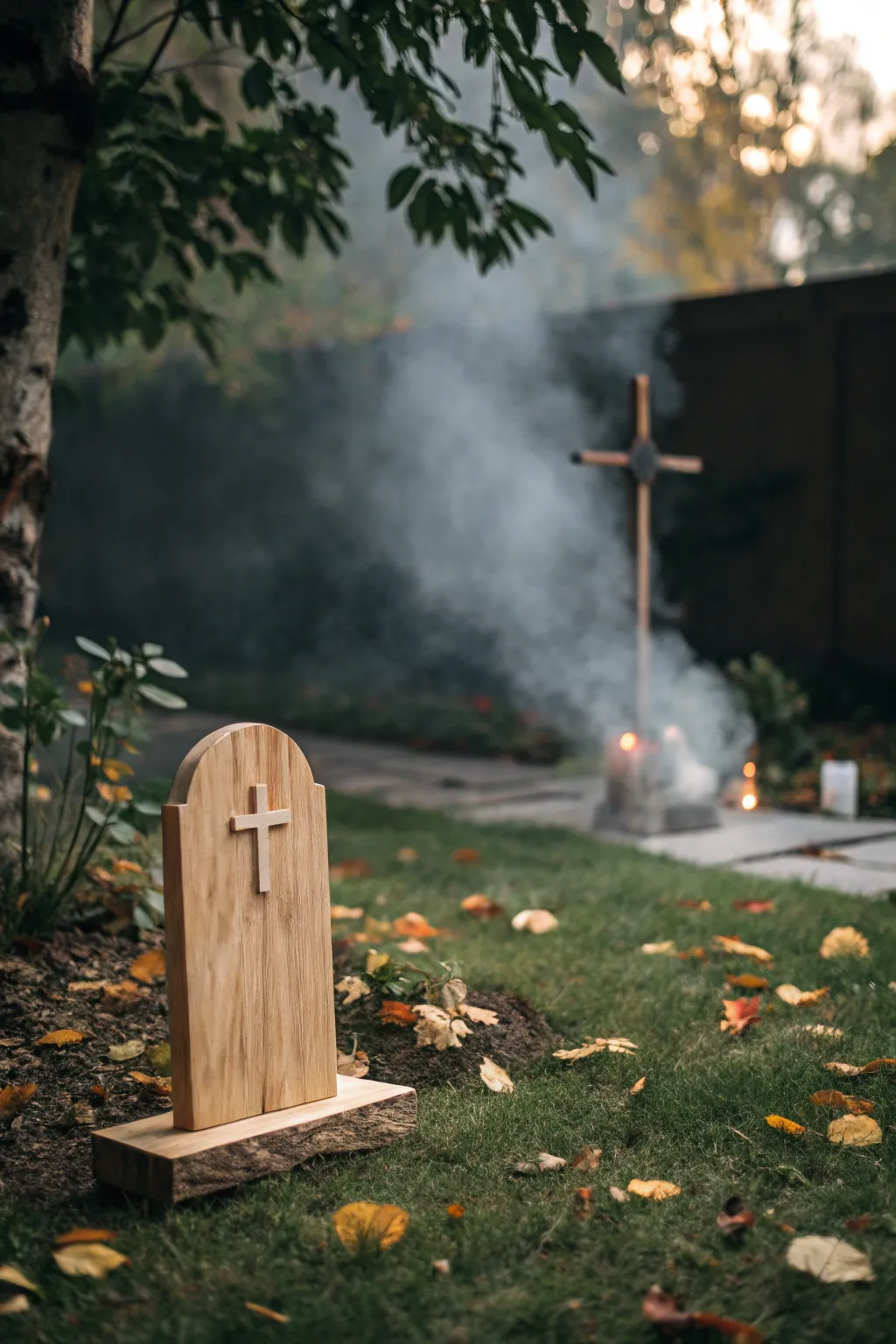Embrace the mystery of the night with a touch of handcrafted elegance—your ghostly graveyard awaits.