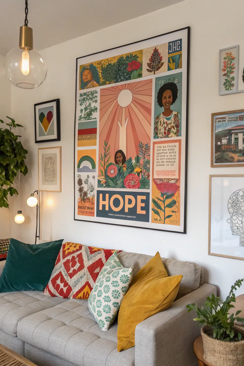 Unique stories told through mixed media collages.