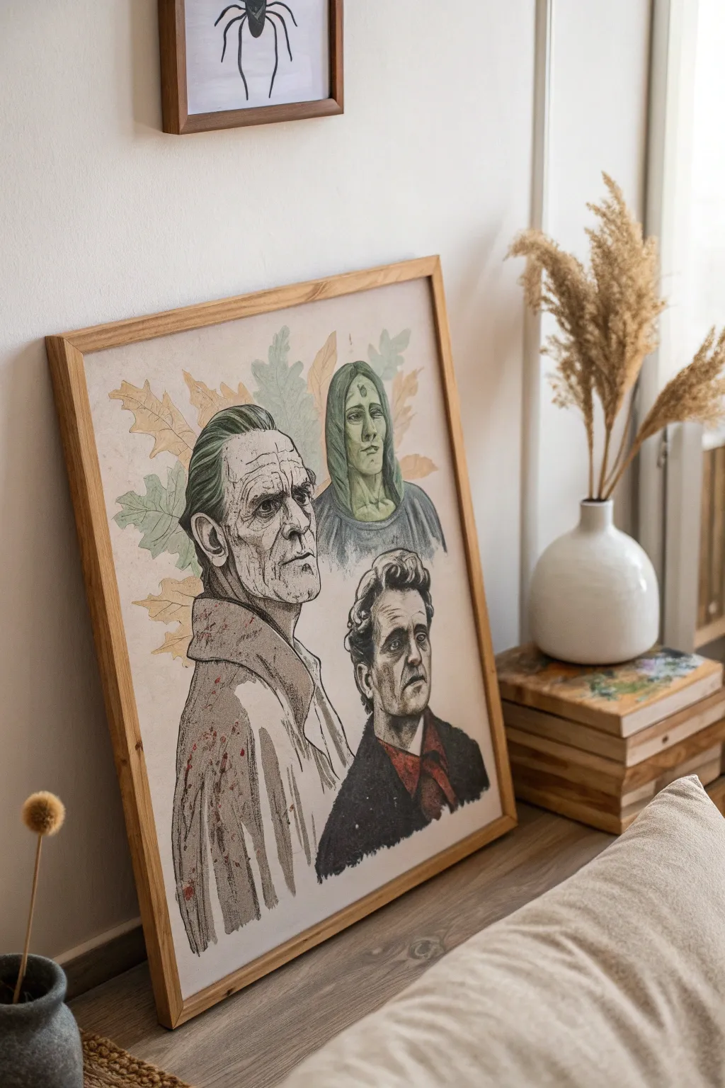 Embrace the chaos with a touch of elegance—where horror meets minimalist art.