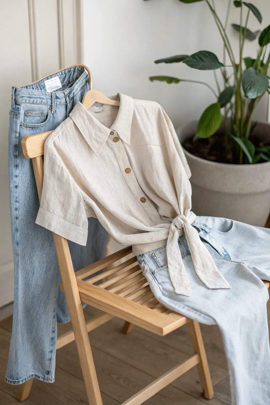 Effortless style: Master the art of the half-tucked knot for a chic, laid-back look.