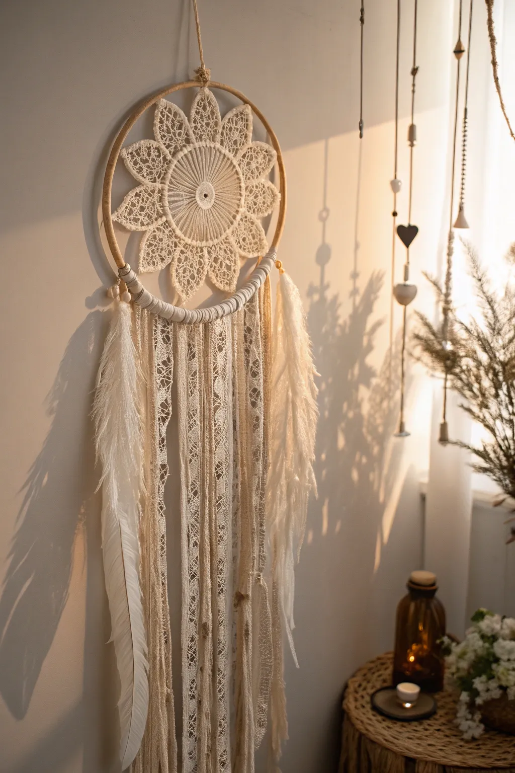 Lace Loveliness: Where elegance and simplicity weave dreams.