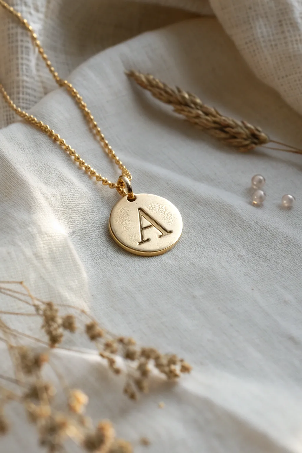 Embrace personalization with handcrafted initial pendants, the perfect blend of elegance and simplicity.