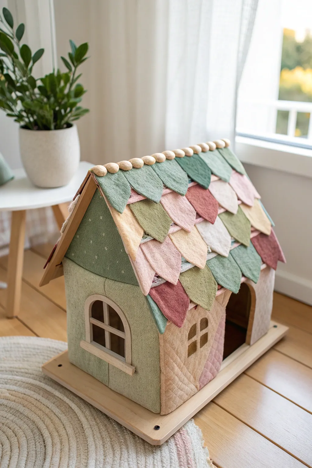 Catch a bit of magic with this charming patchwork leprechaun trap, where creativity meets simplicity.