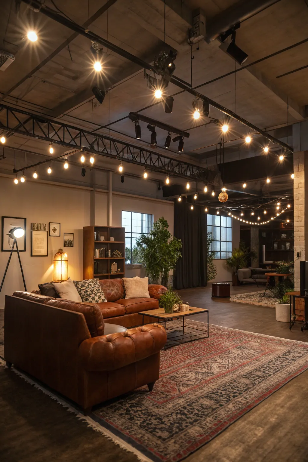Layered lighting enhances atmosphere and depth.