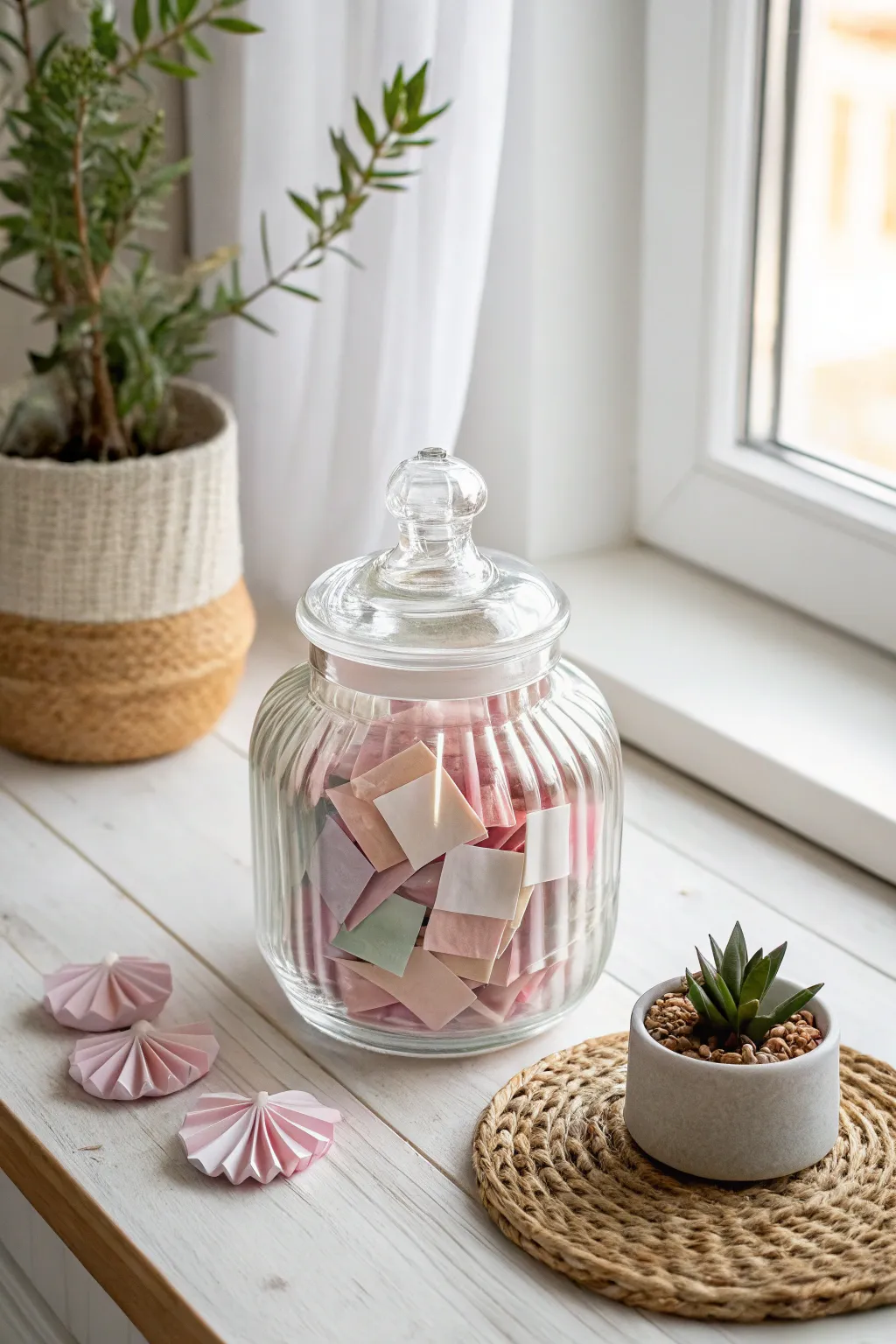 Capture your dreams and goals in a beautiful journey jar 🏺✨ #DreamJar #MinimalistBeauty