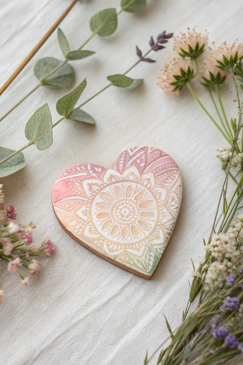 Celebrate love year-round with this handcrafted heart magnet, a perfect touch of minimalist charm for your holiday decor.