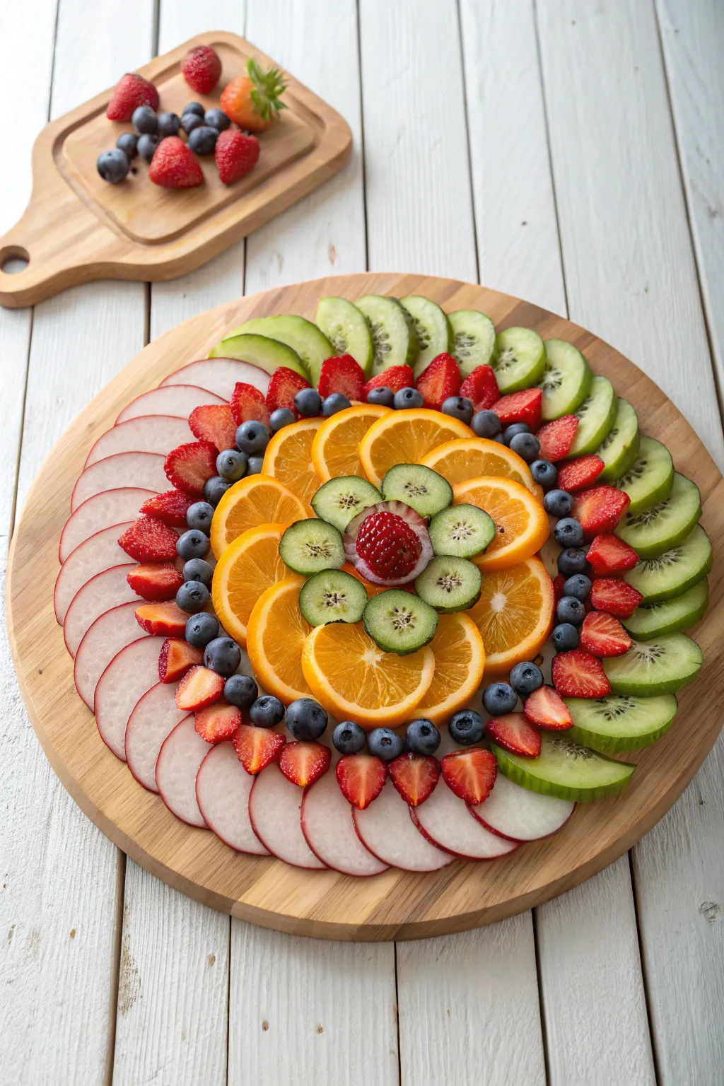 Turn your table into a masterpiece with this stunning edible mandala, where art meets culinary delight.