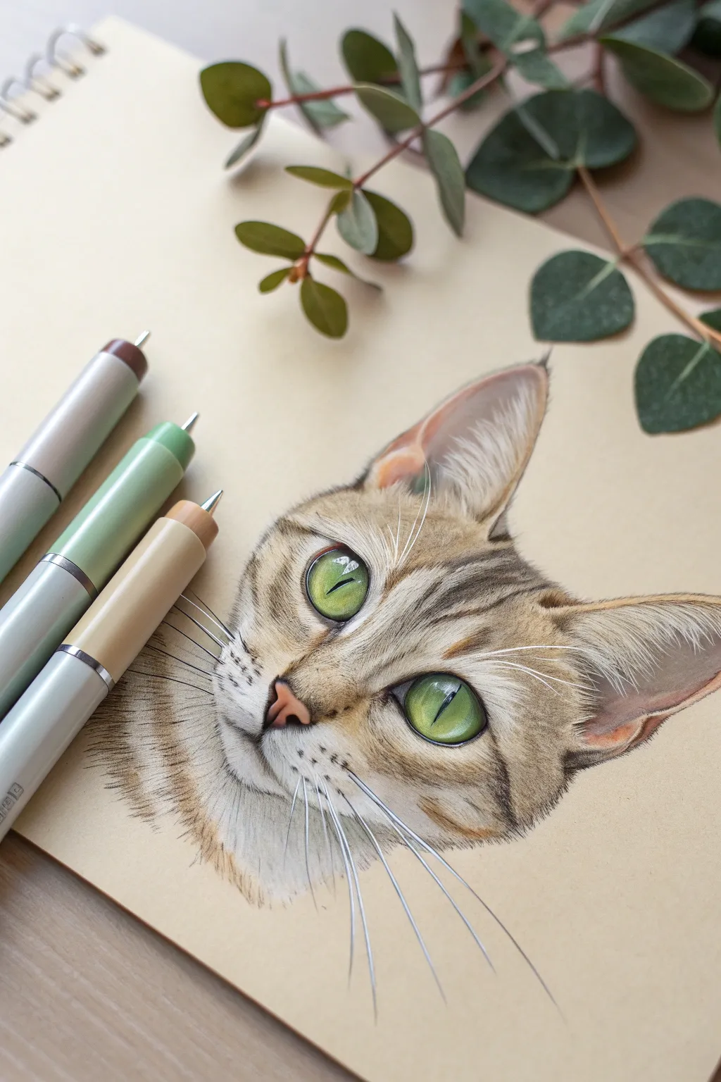 Capture your pet's soul with simplicity and style. 🌿✨ #PetPortraits #MarkerArt #MinimalistBeauty