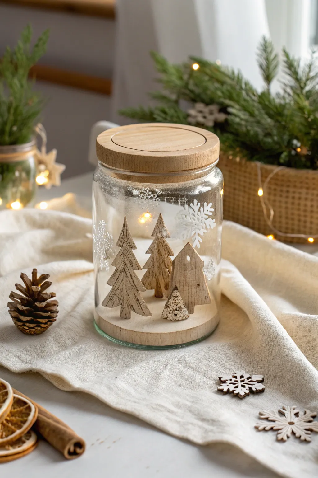 Enchant your holidays with a playful mason jar ornament, perfect for little hands and big imaginations.