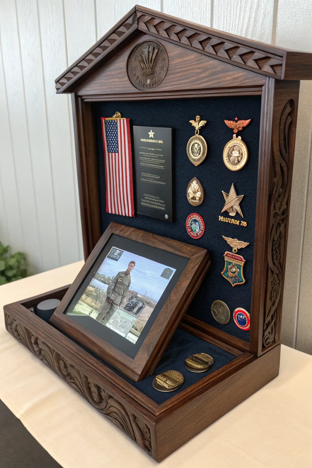 Where Tradition Meets Technology: A Dynamic Display of Honor and Craftsmanship