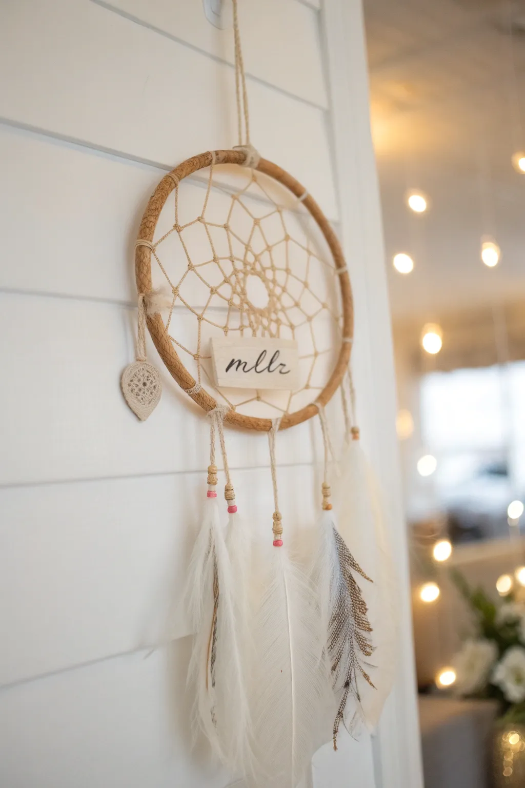 Catch only positive dreams with this handcrafted MLK-inspired dream catcher.