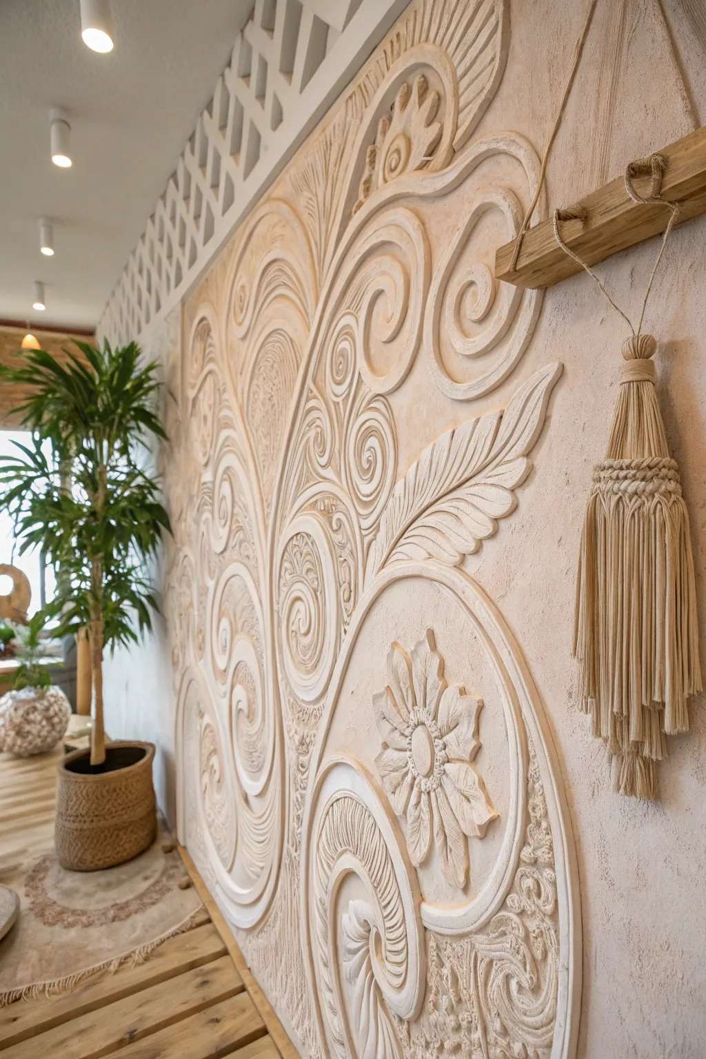 Transform your walls with the artistry of modeling paste. Embrace texture and elegance.