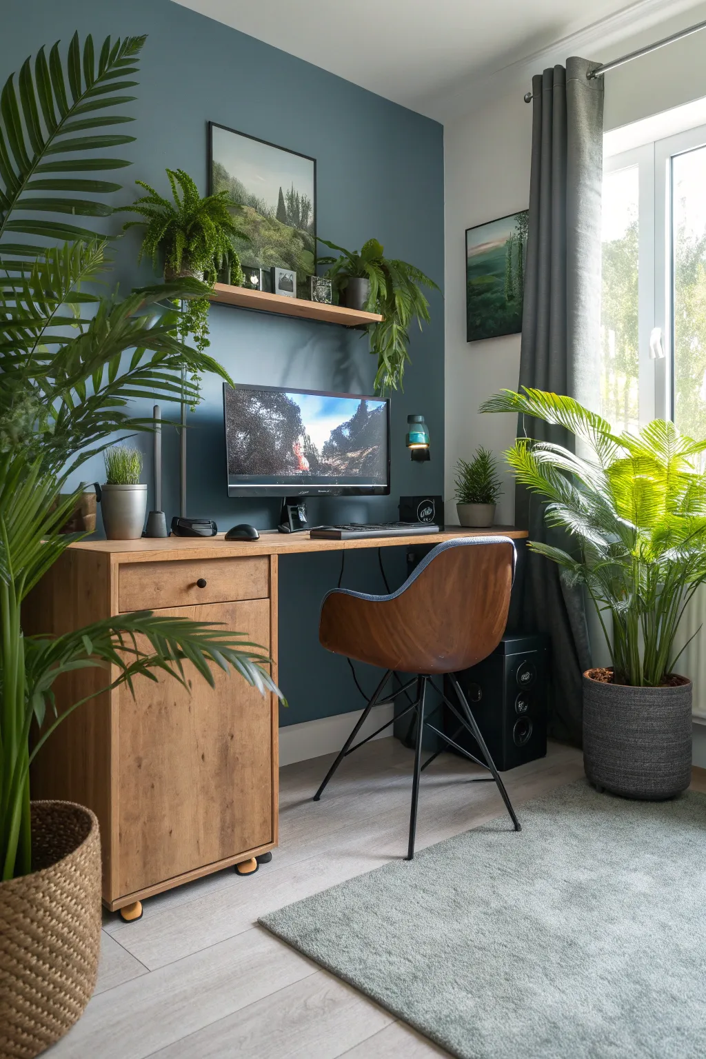 Breathe life into your space with greenery that complements modern design.