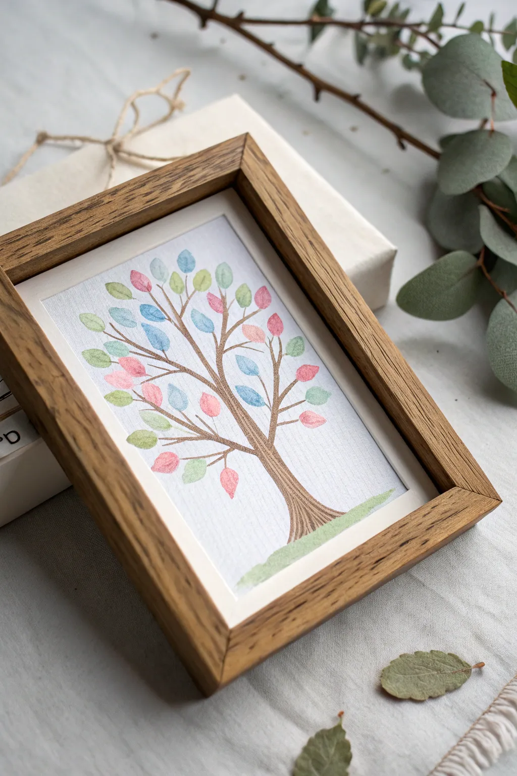 Celebrate family bonds with a personalized fingerprint family tree – a unique blend of love and artistry.