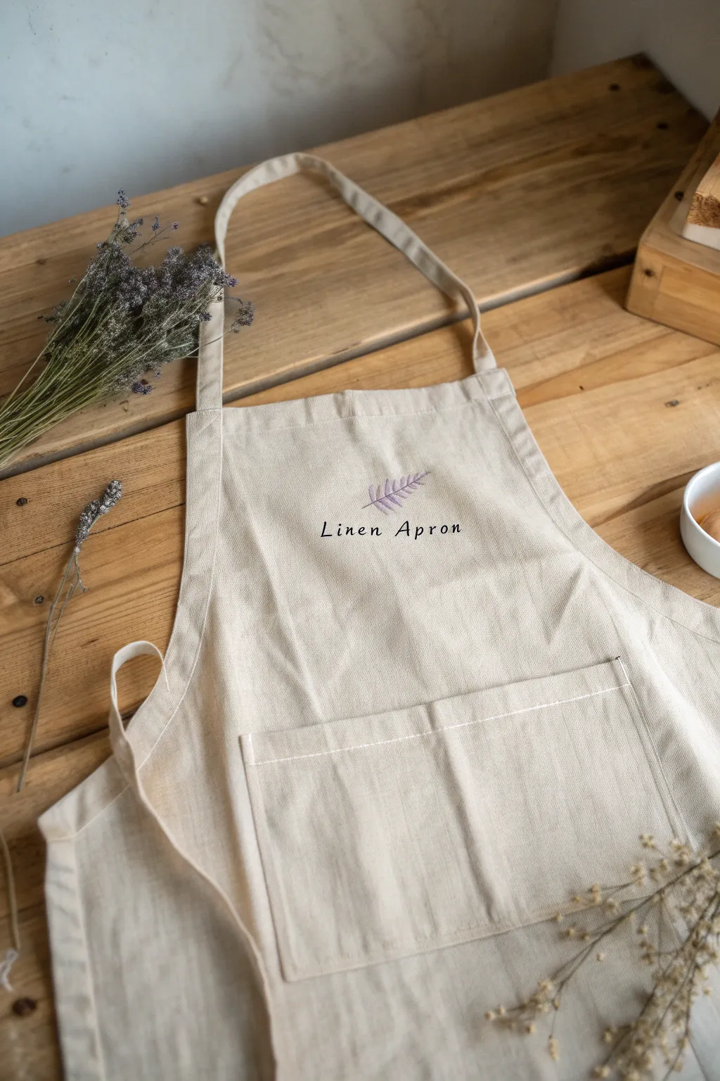 Surprise your sister with a personalized apron that speaks to her culinary passion and love for simplicity.