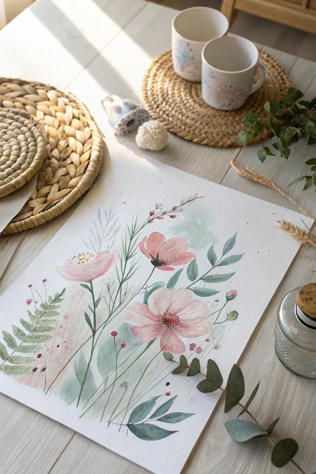 Embrace the ethereal beauty of watercolors this Mother's Day.