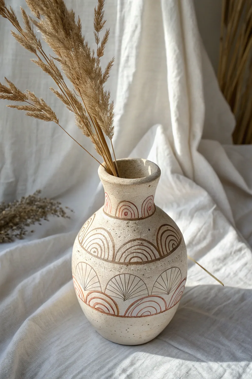 Embrace the beauty of layered patterns with a minimalist Boho twist.