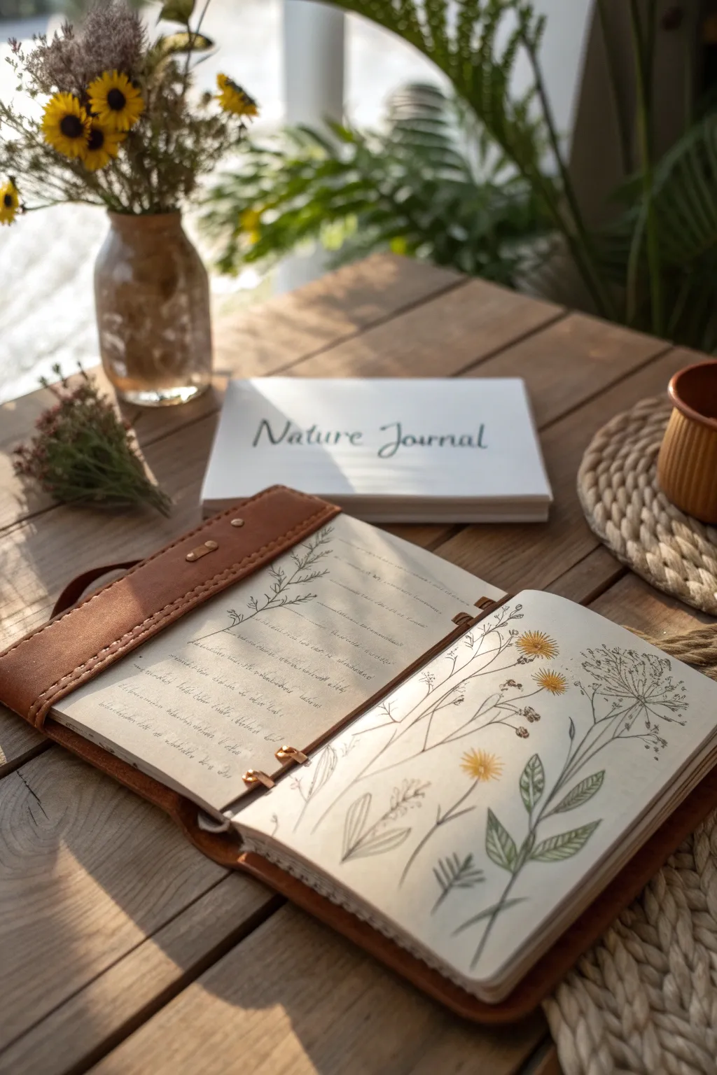 Capture the beauty of nature right in your backyard with a touch of elegance and simplicity. 🌿📖✨