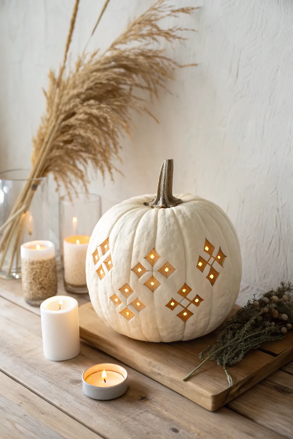 Celebrate the healing touch with a Band-Aid carved pumpkin, blending simplicity and warmth.