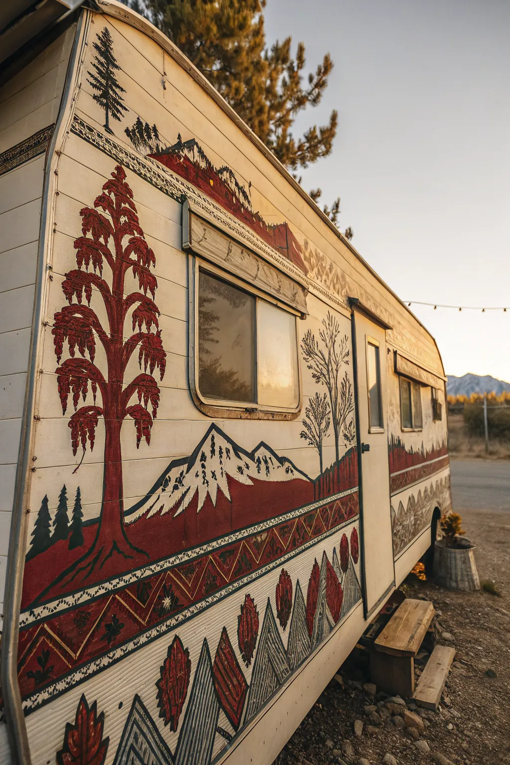 Transform your mobile home with a touch of artistry—where craftsmanship meets creativity.