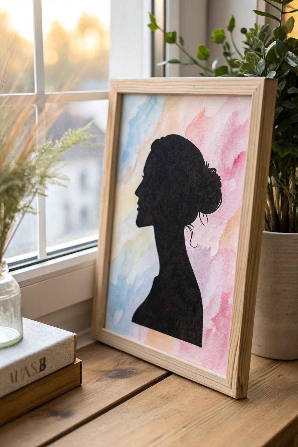 Capture the essence of elegance with minimalist silhouette art—where simplicity meets natural beauty.