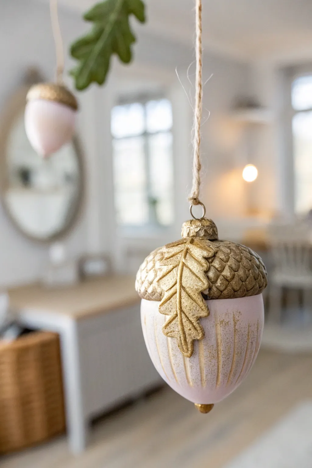 Elevate your holiday decor with these charming, hand-painted acorn ornaments - where simplicity meets elegance.