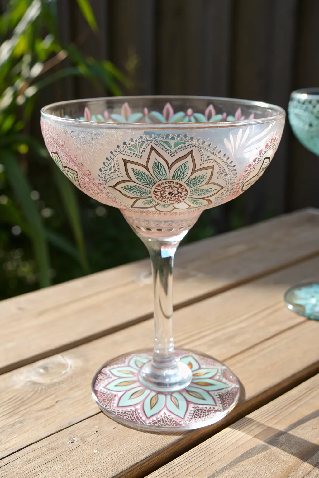 Sip in style with mystical mandalas, where art meets tranquility.