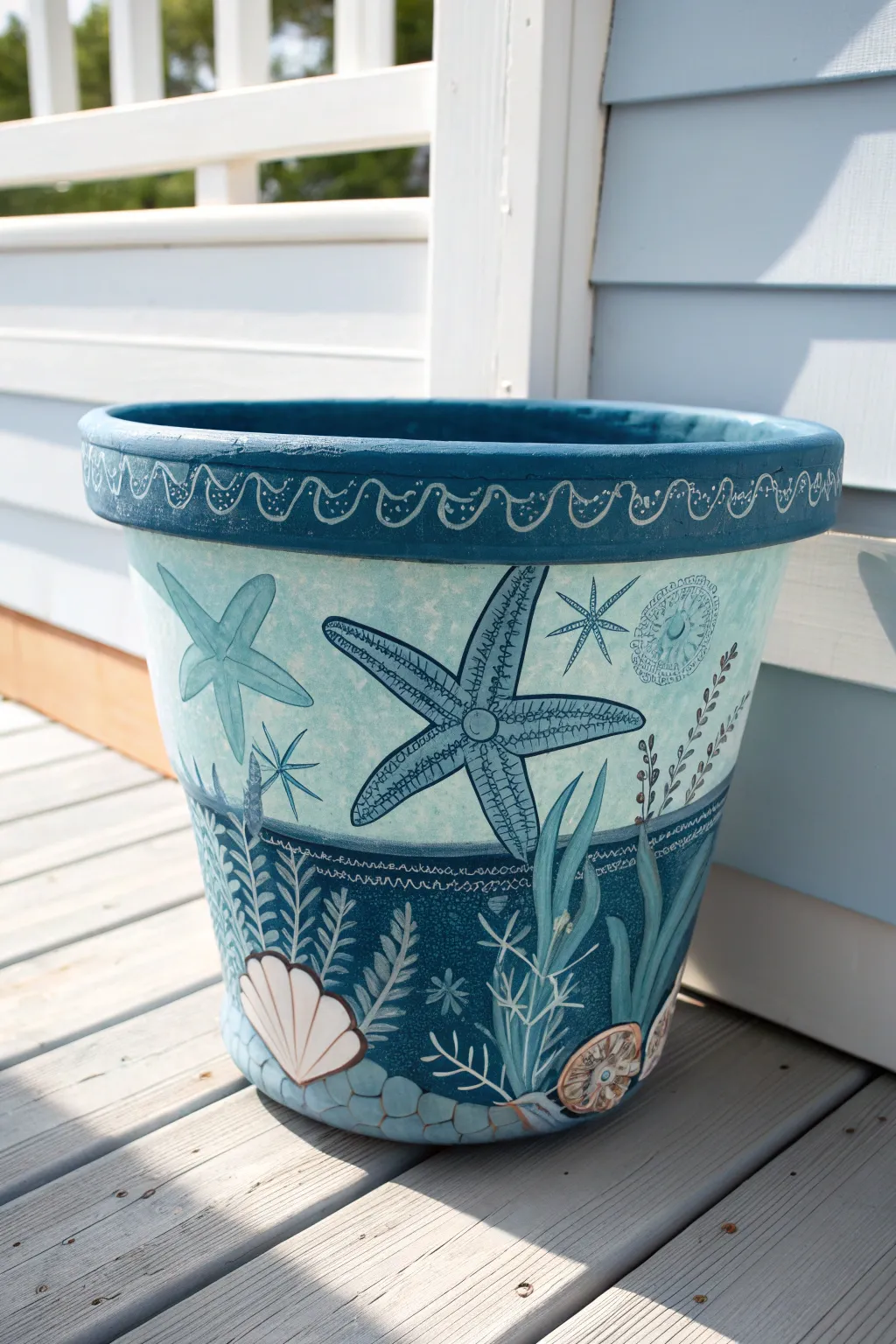 Transform your porch with ocean-inspired artistry. 🌊✨ #UnderwaterWonders #ScandiBoho
