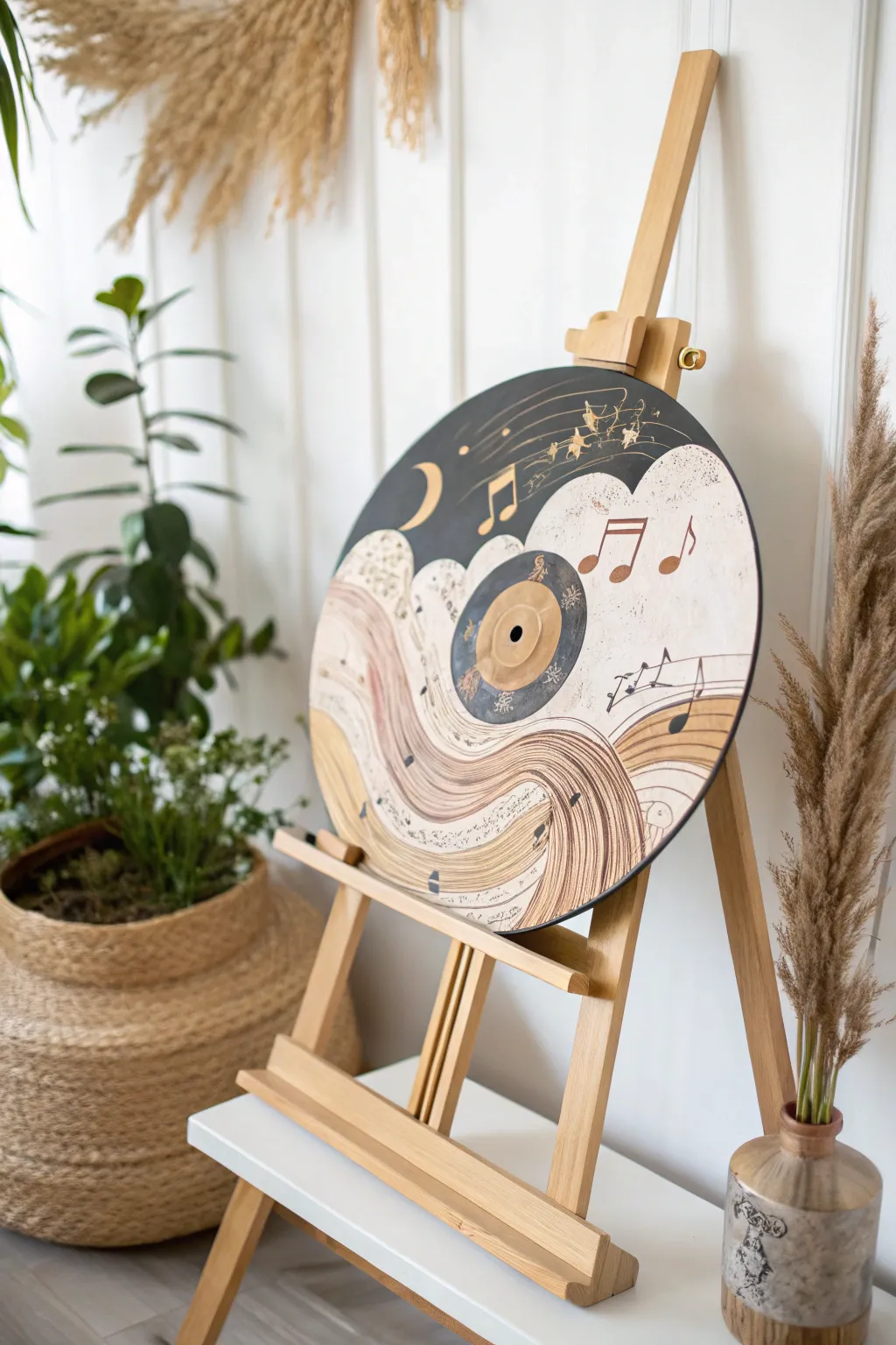 Transform melodies into art with this music-inspired masterpiece, perfect for the minimalist at heart.