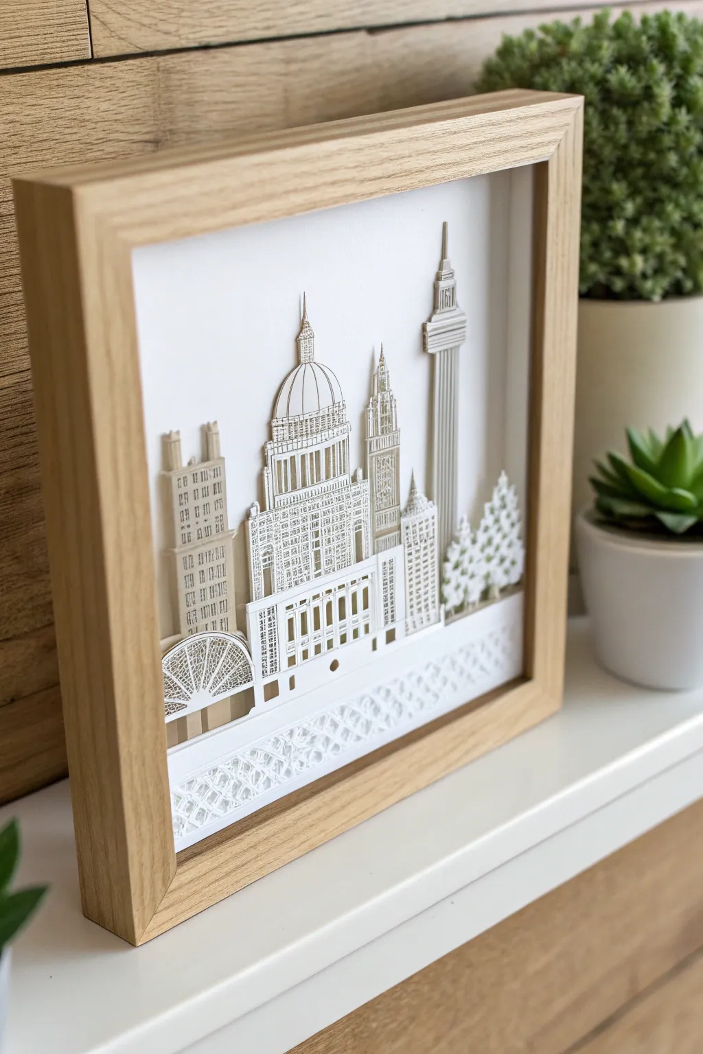 Elevate your decor with the timeless elegance of paper silhouette art. #CraftedBeauty #MinimalistDecor