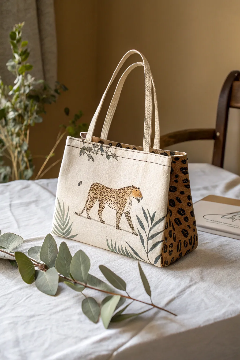 Elevate your style with this bold animal print paper purse – where adventurous design meets minimalist elegance.