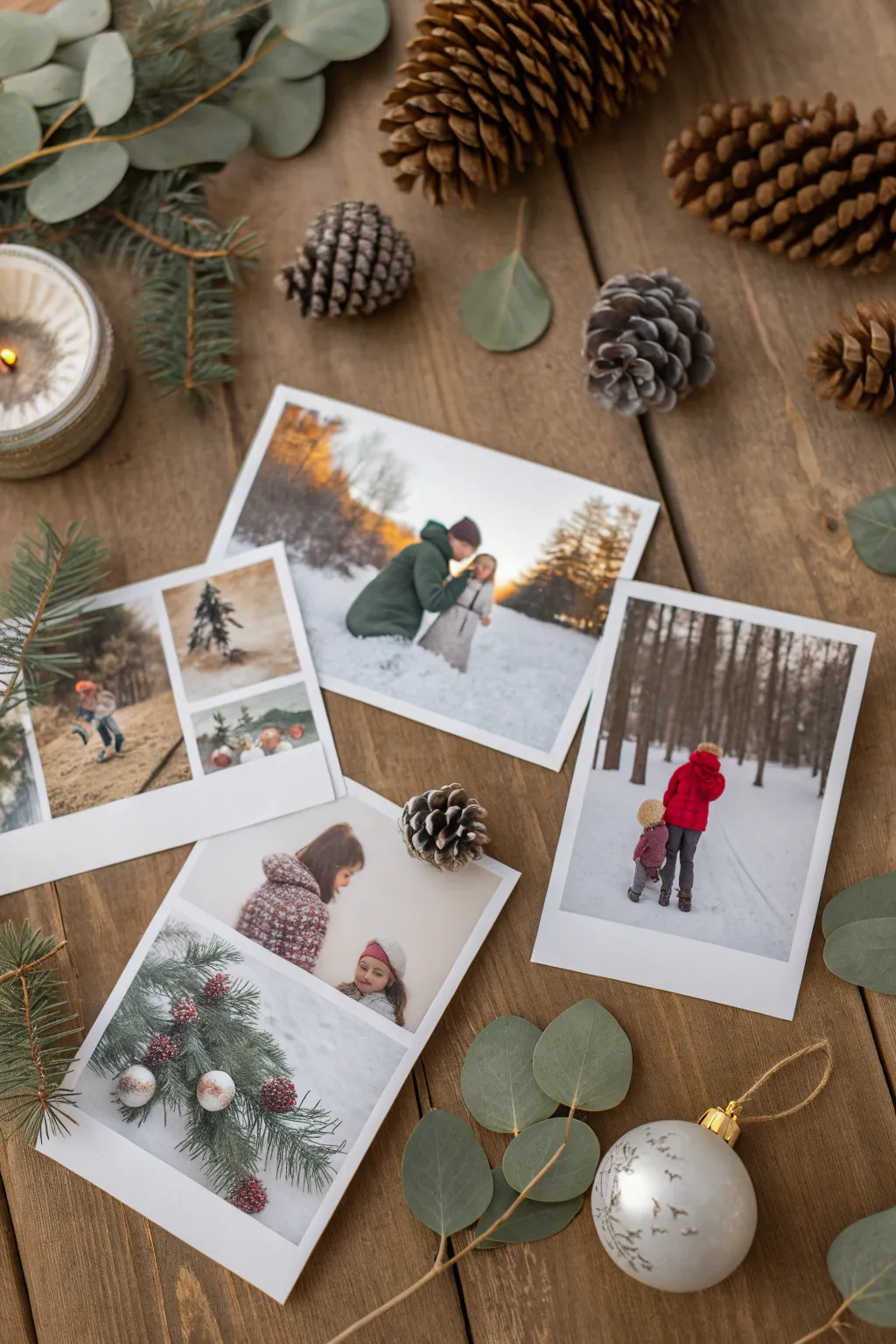 Capture the magic of the season with a heartwarming holiday collage.