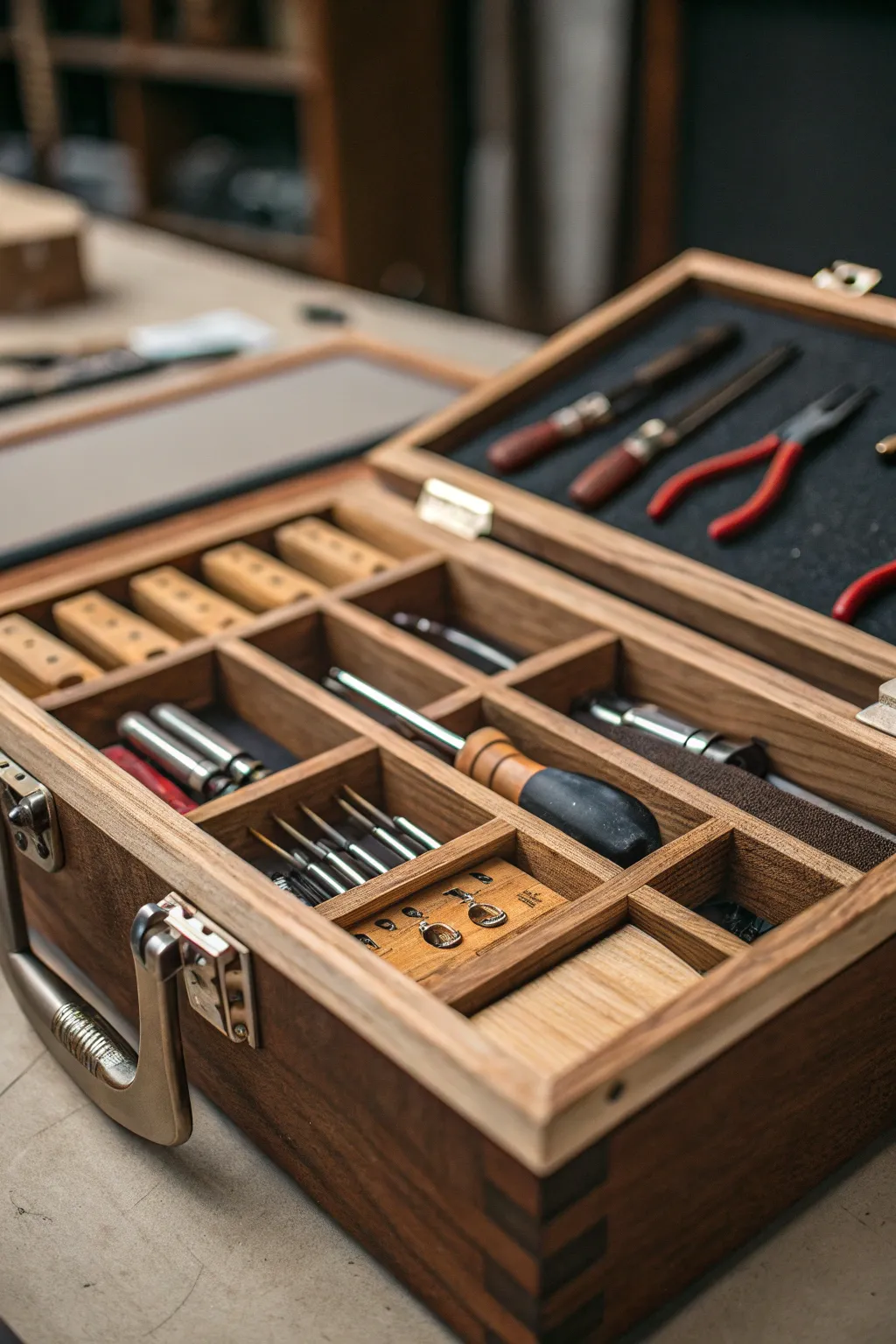 Craft your own order: Personalized compartments for the ultimate tool organization.